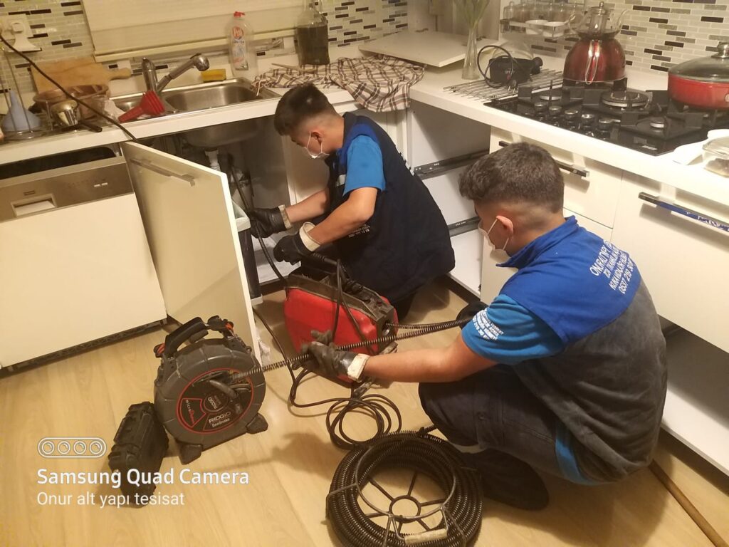 Robotla Lavabo Tıkanıklığı Açma 